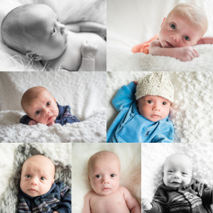 newborn collage