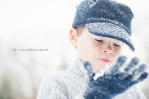 snow photoshoot