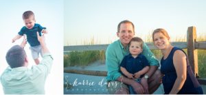 photos of parents and kids during family beach pictures in Avalon NJ