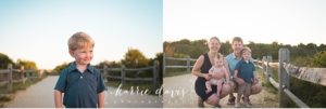 family pictures at the beach in New Jersey