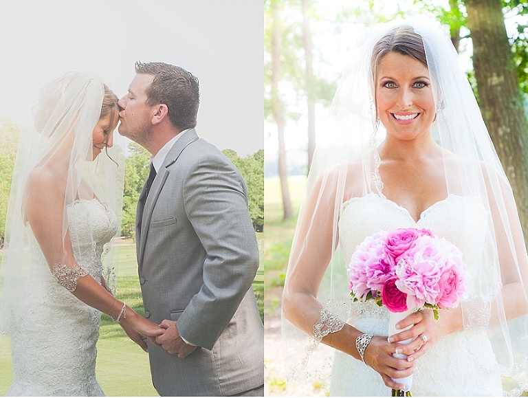 photos of bride and groomBlue Heron Pines Wedding photos