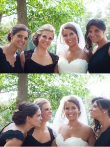 fun bridesmaid photos with bride in NJ