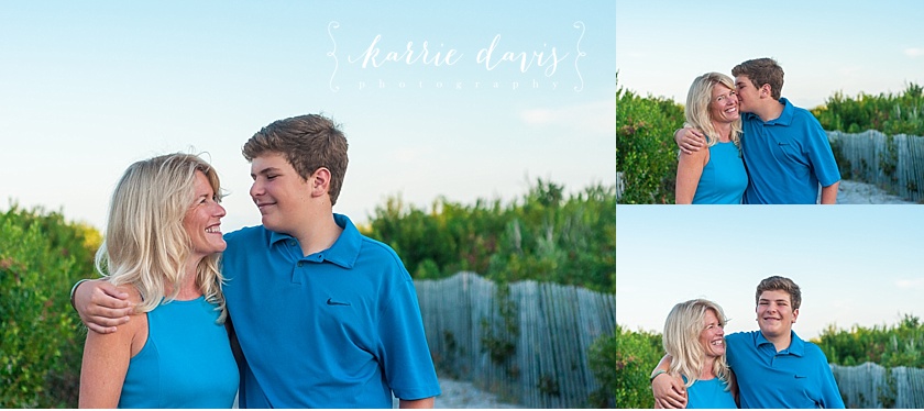 Cape May beach photographer - mom and sons photo shoot