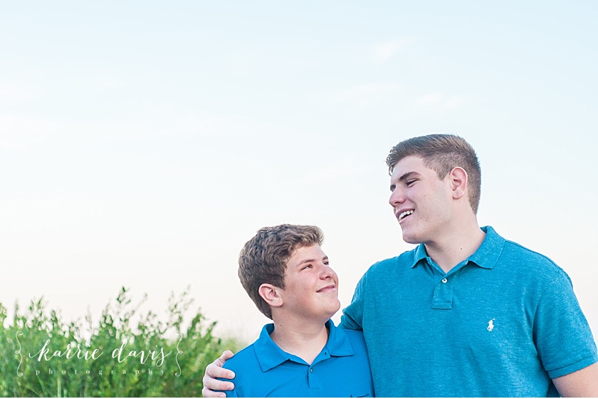 love this beach portrait of two brothers