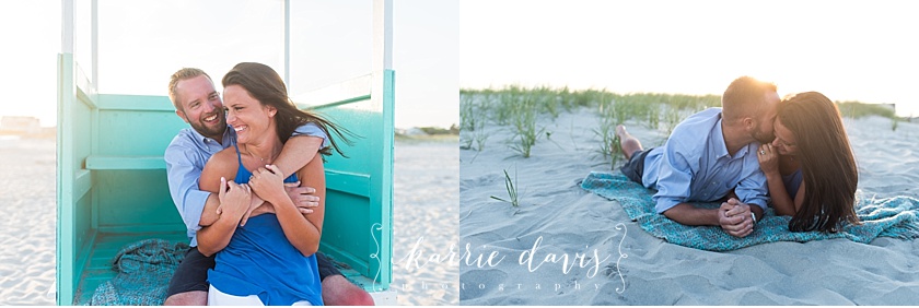 beach engagement photo ideas on the beach. Jersey shore engagement photographer