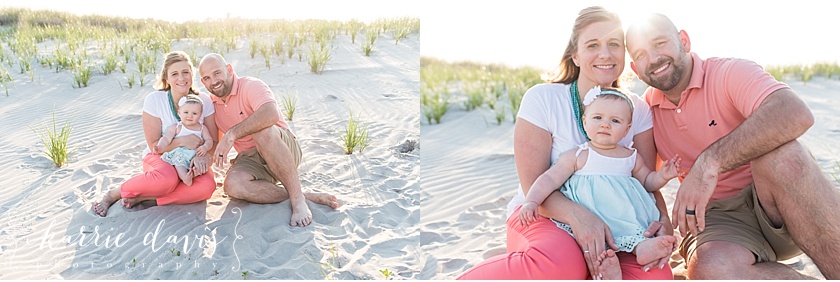 beautiful beach portraits of family in Avalon NJ. Photos by Karrie Davis Photography