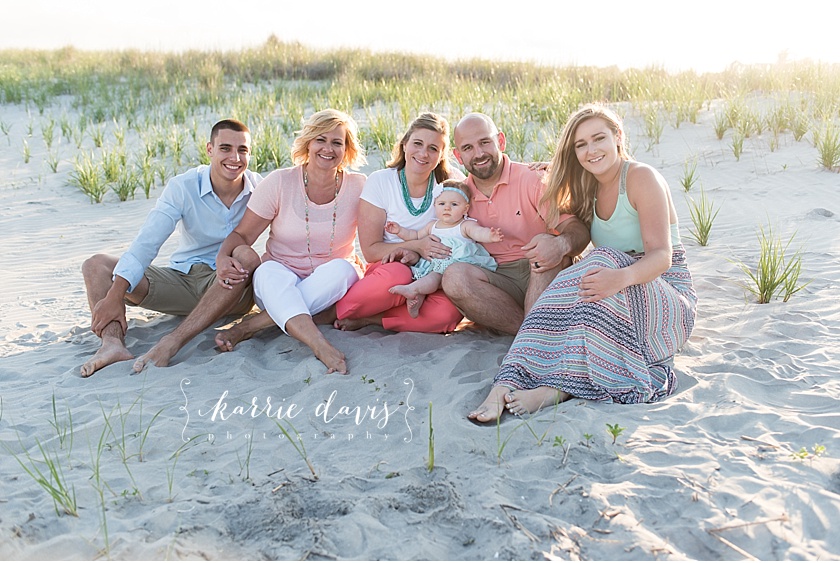 NJ Family photographer offering beach portraits