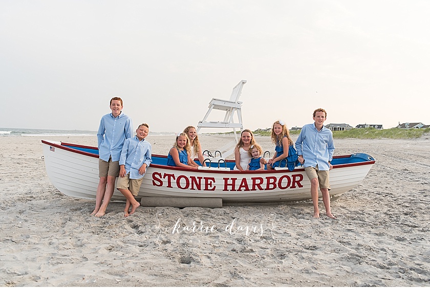 The perfect photo of kids in a beach photo session. Stone Harbor NJ
