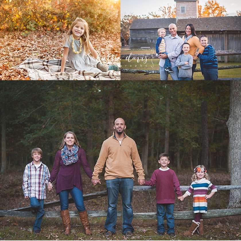 Top tips on what to wear for your Fall family pictures- add a pop of color