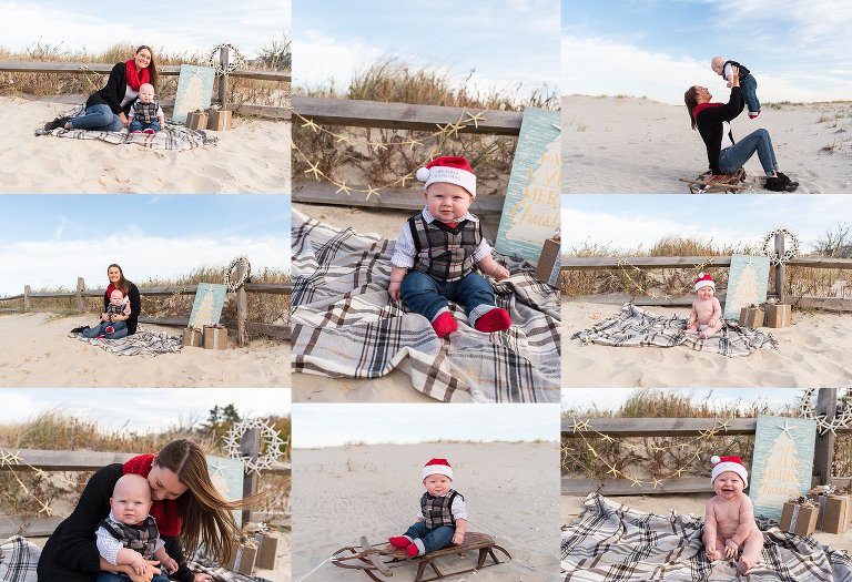 Christmas photos at the Jersey Shore 