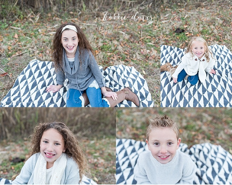 Children photographer in Cape May NJ captured this four kids for their family photo sessions. 