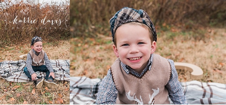 Cute ideas for what boys should wear for holiday pictures? Sweater vest and newbie hat by  Janie + Jack