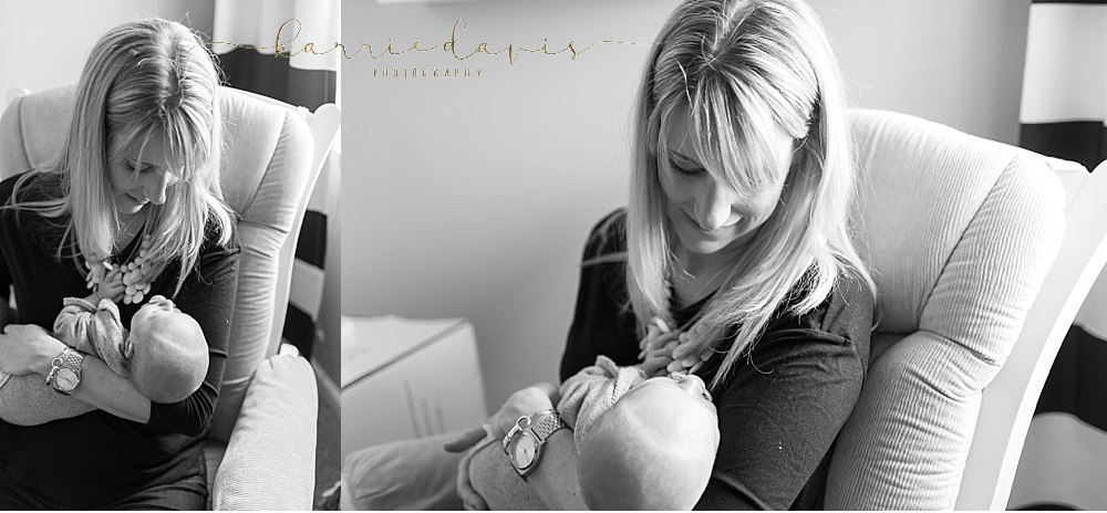 newborn photos with mom