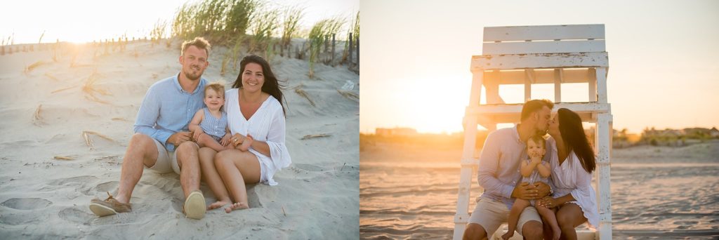 family beach pictures with baby