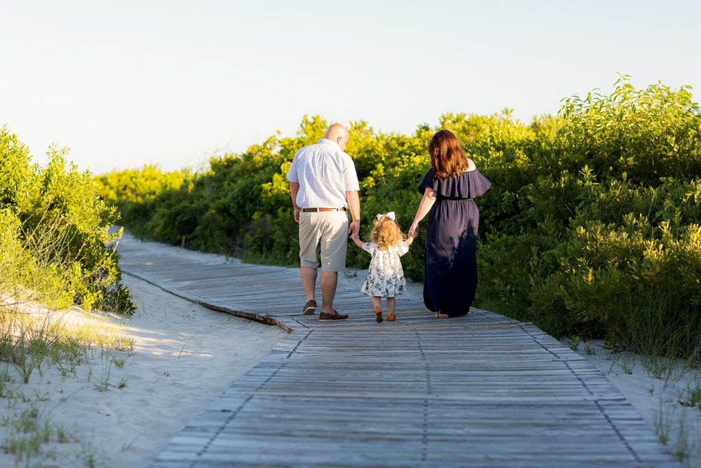 a family of three beach photos