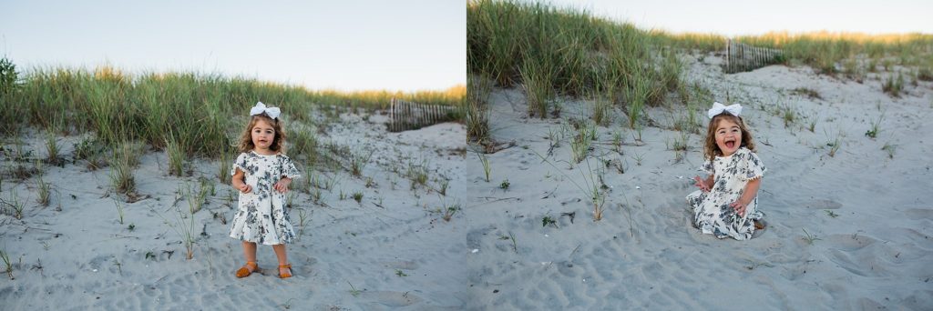 the beach at dusk is a perfect setting