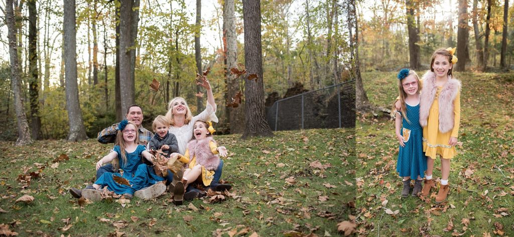 Fall Family outfits in fall photos in southern New Jersey 